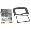 Image de Adnauto - Kit Support Autoradio compatible avec Mercedes sl R230 Noir Rubber touch