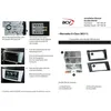 Image de Support autoradio 2Din compatible avec Mercedes Classe e W211 cls W219 ap02 - avec vide poche