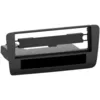 Image de Facade autoradio 1DIN compatible avec Audi A1 10-18 Noir Avec vide poche