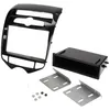 Image de Adnauto - Support autoradio 1DIN compatible avec Hyundai ix20 ap10 - Noir brillant - avec vide-poche