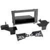 Image de Facade autoradio 1DIN compatible avec Lexus GS300 93-97 Noir Avec vide poche
