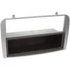 Image de Support autoradio 1DIN compatible avec Alfa Romeo 147 gt ap05 Avec vide poche argent clair