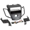 Image de Facade autoradio 2DIN compatible avec Ford Fiesta 08-13 Sans ecran Avec vide poche Induction Qi Noir