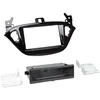 Image de Kit Facade autoradio 2DIN compatible avec Opel Adam Corsa ap13 Avec vide poche Induction Qi Noir brillant