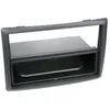 Image de Adnauto - Facade autoradio 2DIN compatible avec Renault Megane 2 ap02 Vide poche Induction Qi Noir