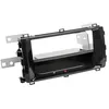Image de Kit Facade autoradio 2DIN compatible avec Toyota Auris ap13 Avec vide poche Induction Qi Noir brillant