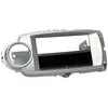 Image de Facade autoradio 2DIN compatible avec Toyota Yaris ap11 Avec vide poche Induction Qi Argent