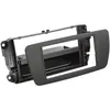 Image de Kit Facade autoradio 2DIN compatible avec Seat Ibiza restyle ap10 Avec vide poche Induction Qi Gris Tuam