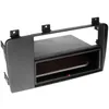 Image de Facade autoradio 2DIN compatible avec Volvo V70 S60 XC70 ap00 Avec vide poche Induction Qi Noir