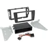 Image de Kit support avec vide poche Induction Qi compatible avec Skoda Octavia - Noir brillant