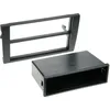 Image de Support 2Din compatible avec Audi A4 B7 Seat Exeo 3R - Avec vide poche - Noir