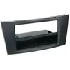 Image de Facade autoradio 2DIN compatible avec Mercedes classe e 02-09 vide poche Noir Rubber touch