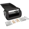Image de Adnauto - Kit support autoradio 2Din compatible avec Nemo Fiorino Bipper 08-21 - Avec vide poche - Noir