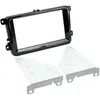 Image de Kit Support autoradio compatible avec Seat Skoda VW Noir brillant