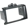Image de Adnauto - Support autoradio 2DIN compatible avec Hyundai i20 ap09 Noir Rubber touch