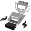 Image de Kit support 2Din compatible avec Ford Fiesta ap09 Avec ecran - vide poche - Argent