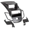 Image de Kit support Autoradio 2Din Ford Fiesta ap09 compatible avec voiture avec ecran - Vide poche - Noir