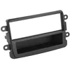 Image de Support Autoradio 1Din compatible avec Dacia Dokker ap12 Gris fonce - Vide-poche