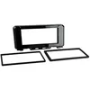 Image de Facade autoradio 2DIN compatible avec Suzuki Jimny ap18 - Noir brillant