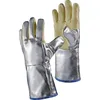 Image de FP - Gant de protection thermique gant à 5 doigts 10 jaune/argent avec aramide preox alum. en 388, en 407 catégorie epi iii