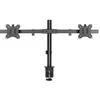Image de Goobay - Support Double pour Moniteur Fixe, noir, pour les écrans incurvés et plats entre 17 et 32 pouces (43-81 cm) jusqu'à 9 kg chacun. Version