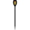 Image de Lampes solaires pour l'extérieur Torches Flammes led Torches solaires led jardin, batterie IP44 piquet effet flamme, motif noir, 53x led 4.08W 8.4Lm