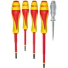 Image de Ks Tools - Jeu de 4 tournevis isolés ultimate et 1 tournevis testeur - 922.6217