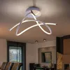 Image de Paul Neuhaus - Plafonnier plafonnier chambre lampe design lampe salon, moderne, acier argent, 1x led 26W 1700Lm 3000K, HxLxP 28x51x23 cm