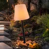 Image de Lampe de table d'extérieur Lampe enfichable blanche LED Lampe de table à intensité variable Batterie Lampe de jardin moderne Lampe de chemin, noir,