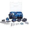 Image de Scheppach - Perceuse Visseuse à percussion DTB20-20ProS - Coffret - Atelier mobile - Avec 206 accessoires, 2 batteries et un chargeur inclus