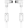 Image de Hama Câble Antenne Coaxiale 90 Db 3m 90° Blanc (205057)