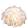 Image de Suspension lampe suspendue plafonnier lampe de cuisine lampe de salle à manger plumes d 60 cm