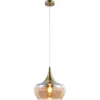 Image de Globo - suspension - AROLA - bronze - verre - Ø 30cm - E27 -