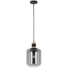 Image de Globo - suspension - ANDO - noir - verre - Ø 20cm - E27 -