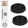 Image de Whirlpool - Drehflex Lot de 2 filtres à charbon actif compatibles avec diverses hottes aeg Electrolux 4055171138 405517113-8 405521750-1 405