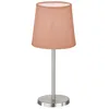 Image de Fischer Leuchten - Lampe de table, lampe d'appoint, lampe de chevet, lampe de bureau, rose chrome, h 30 cm