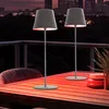 Image de Lampe de table led Lampe d'extérieur Lampe de jardin Batterie rgb Changement de couleur Lampe décorative, 2W 270lm blanc chaud, DxH 12 x 38 cm, lot
