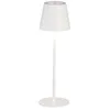 Image de Fischer Leuchten - Lampe de table lumineuse d'extérieur à intensité variable, lampe de jardin led, lumière de balcon IP54, White