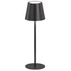 Image de Fischer Leuchten - Lampe de table lumineuse d'extérieur à intensité variable, lampe de jardin led, lumière de balcon IP54, noir sable