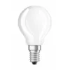 Image de Ampoule LED retrofit sphérique 3W dépolie Lumière blanc chaud OSRAM