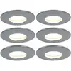 Image de Etc-shop - Lot de 6 spots led encastrables au plafond spot salon salle de bain lampe d'éclairage