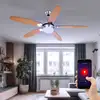 Image de Smart Ventilateur de plafond Aller Retour 3 vitesses Interrupteur à tirette Lampe de salon, commande par App, 1x led rgb 5W 470Lm blanc chaud froid,