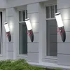 Image de Lot de 3 appliques murales d'extérieur torche de terrasse lampe inox SENSOR spots de cour