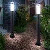 Image de Etc-Shop   Lot de 2 lampadaires d'extérieur en acier inoxydable IP44   80 cm   Douille E27   Ampoules LED incluses   Couleur anthracite
