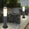Image de Lot de 2 lampadaires d'extérieur socle anthracite chemin de jardin éclairage véranda cour lampadaire
