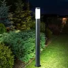 Image de Lampadaire d'extérieur anthracite éclairage d'allée de jardin lampe de terrasse dans un ensemble comprenant des ampoules led