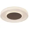 Image de Etc-shop - Plafonnier led cct Plafonnier télécommandé dimmable, blanc froid 6500 lumière du jour, 40 watts 2400 lumens 3000-6500 Kelvin, DxH 50x9 cm