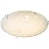 Image de Applique murale plafonnier applique lampe de cuisine lampe de salon, vrilles de fleurs avec cristaux de verre blanc, 1x led 8Watt 500 lumens blanc