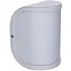 Image de Lampes de terrasse applique murale exterieure exterieure E27 applique murale de jardin IP44, balcon maison mur blanc opale, 1x douille E27, HxLxÜ