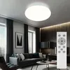 Image de Plafonnier effet ciel étoilé Plafonnier avec changeur de couleurs, led rvb 15 watts blanc chaud 580 lumens, dimmable, télécommande, 29x9cm, salon